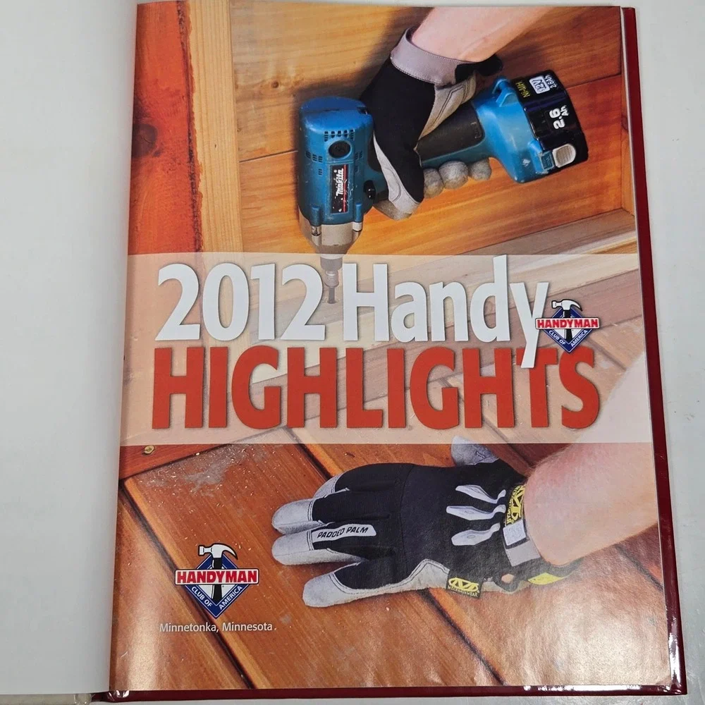 2012 Handy‎ Highlights Handyman Club of America Home Improvement Book Hardcover